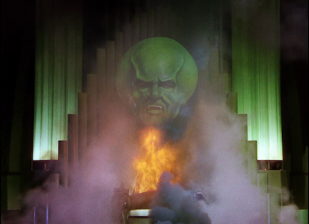 Wizard of oz big green face